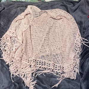 Distressed cover up/ shawl